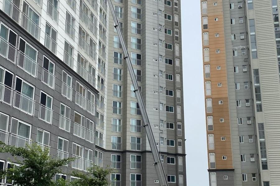고창군 작업 구역 현장